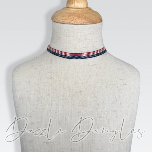 Flag Choker Necklace