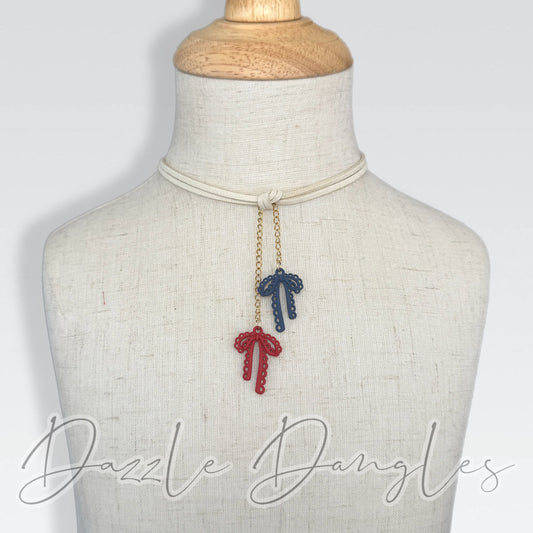 Bow Dangle Choker