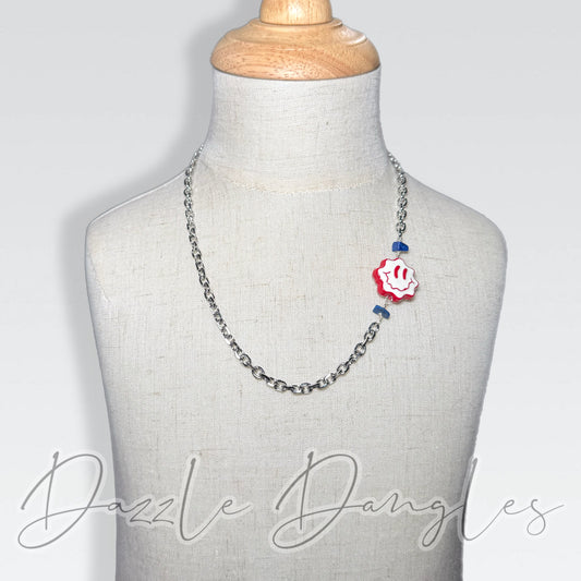Boys FOJ Drippy Smiley Chain 16”